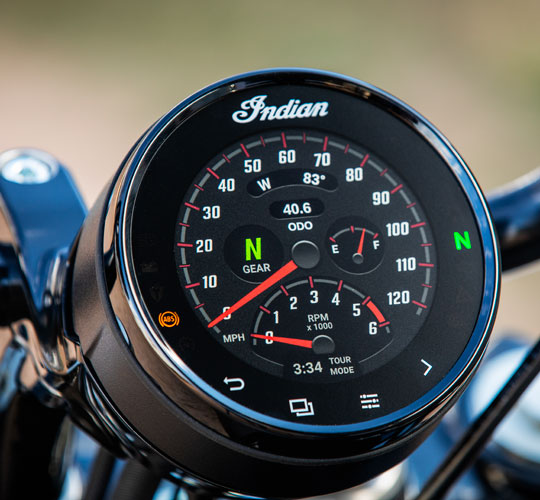 タッチスクリーン式ライドコマンド