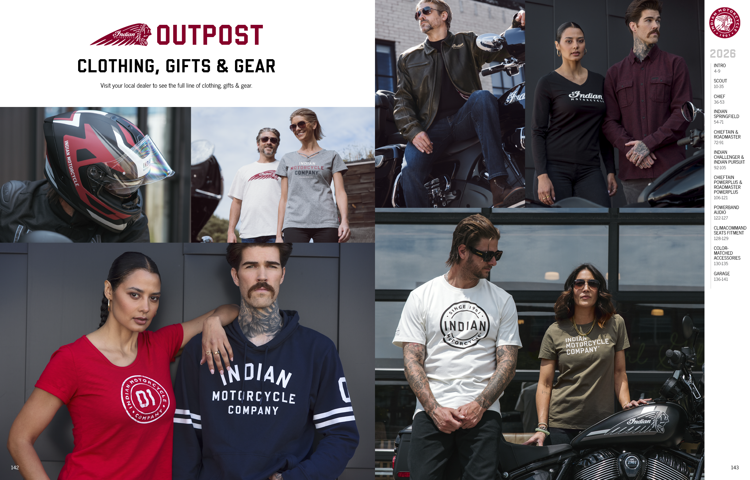 A magazine advertisement featuring a group of people wearing clothing and gear. AI generated content